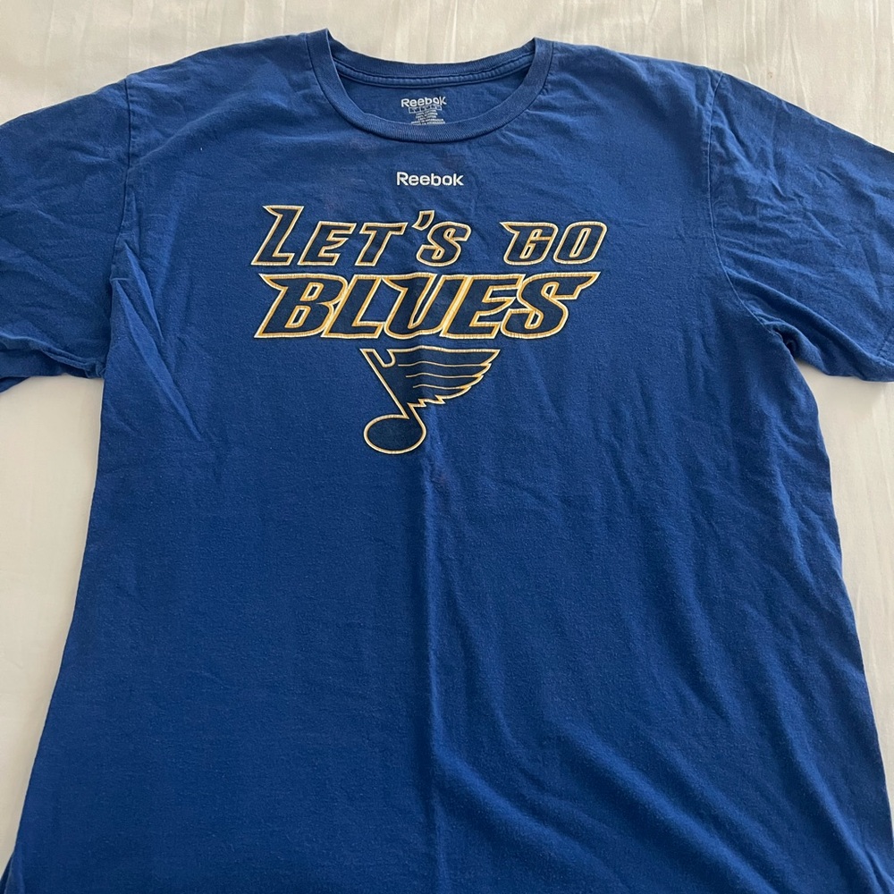 Reebok Blues Blue Short Sleeve Tee